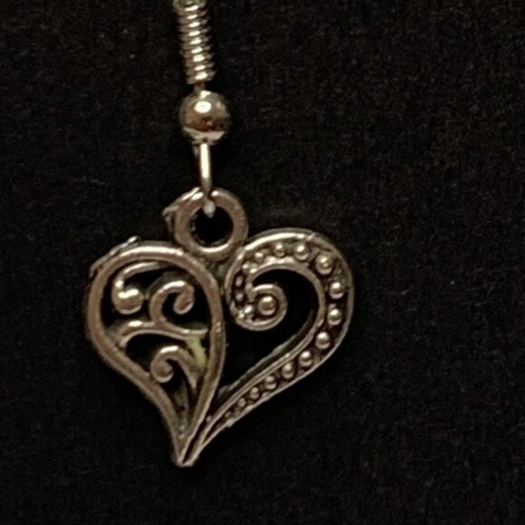 Celtic Earring, Heart Earring, Valentine Earring, Gift Idea, Anniversary Gift - Picture 2 of 7